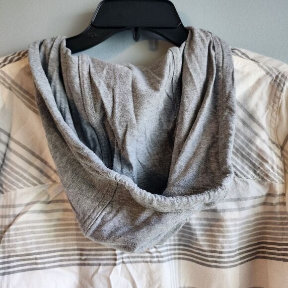 Natural Reflections Hooded Flannel Long-Sleeve Shirt - Picture 3 of 9